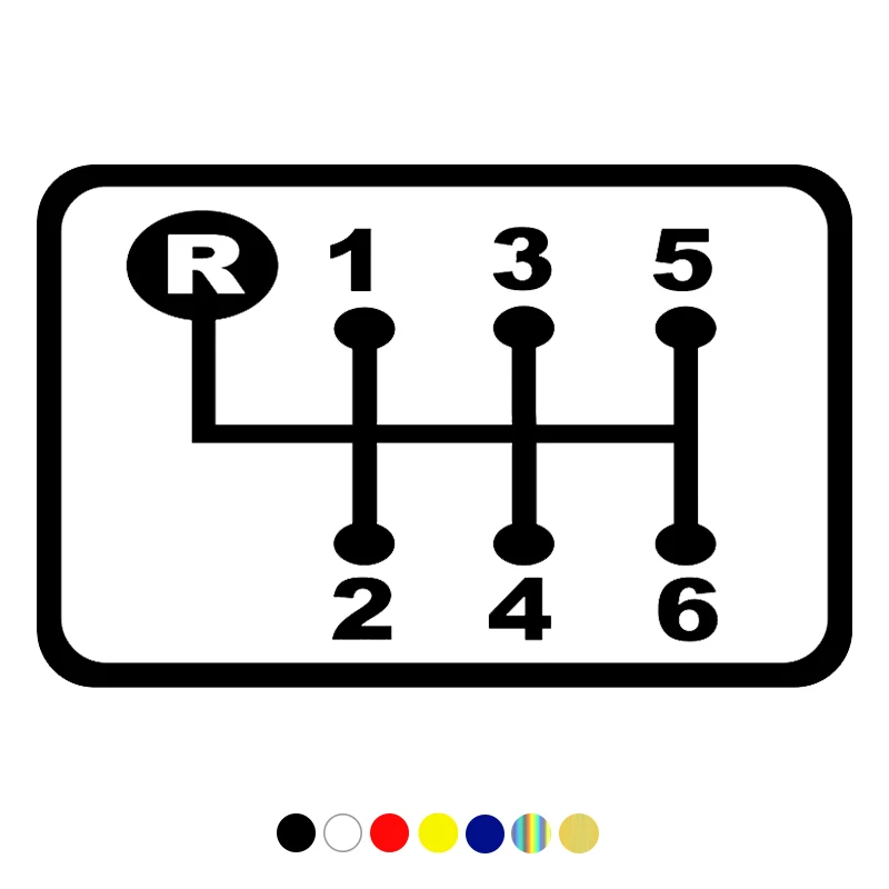 

CS-790# Manual gearbox version 1 funny car sticker vinyl decal white/black for auto car stickers styling car