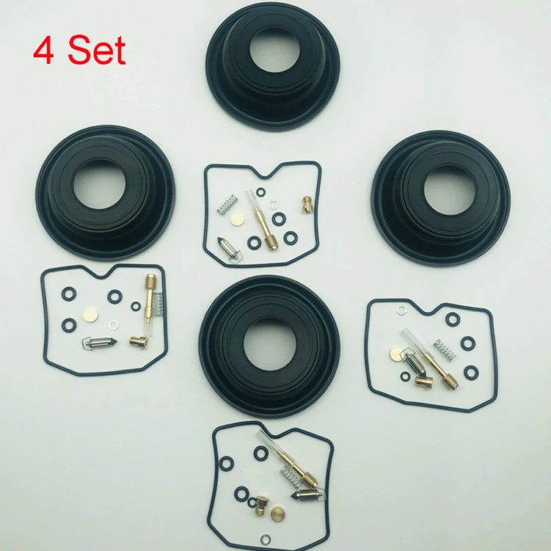 

Rebuild Carburetor Repair Kit Plunger Vacuum Diaphragm Metal & Rubber 18-2639 4 Set New