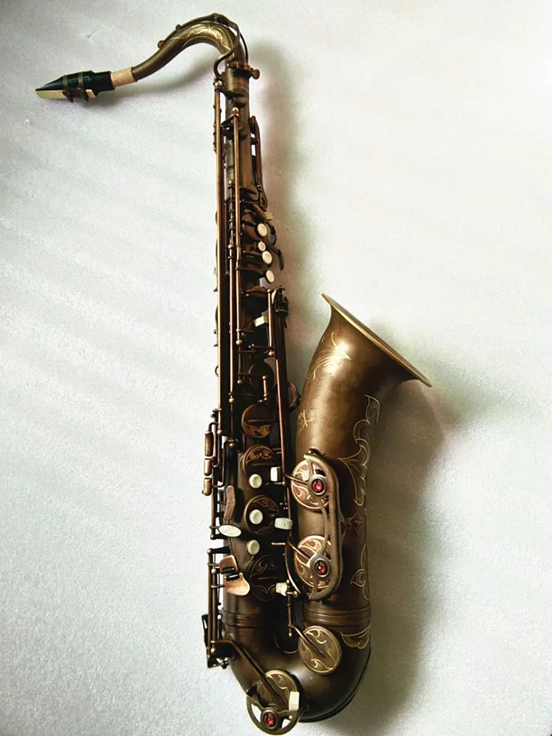 Новый высококачественный тенор-саксофон античная медь B-flat Ретро Бронзовый