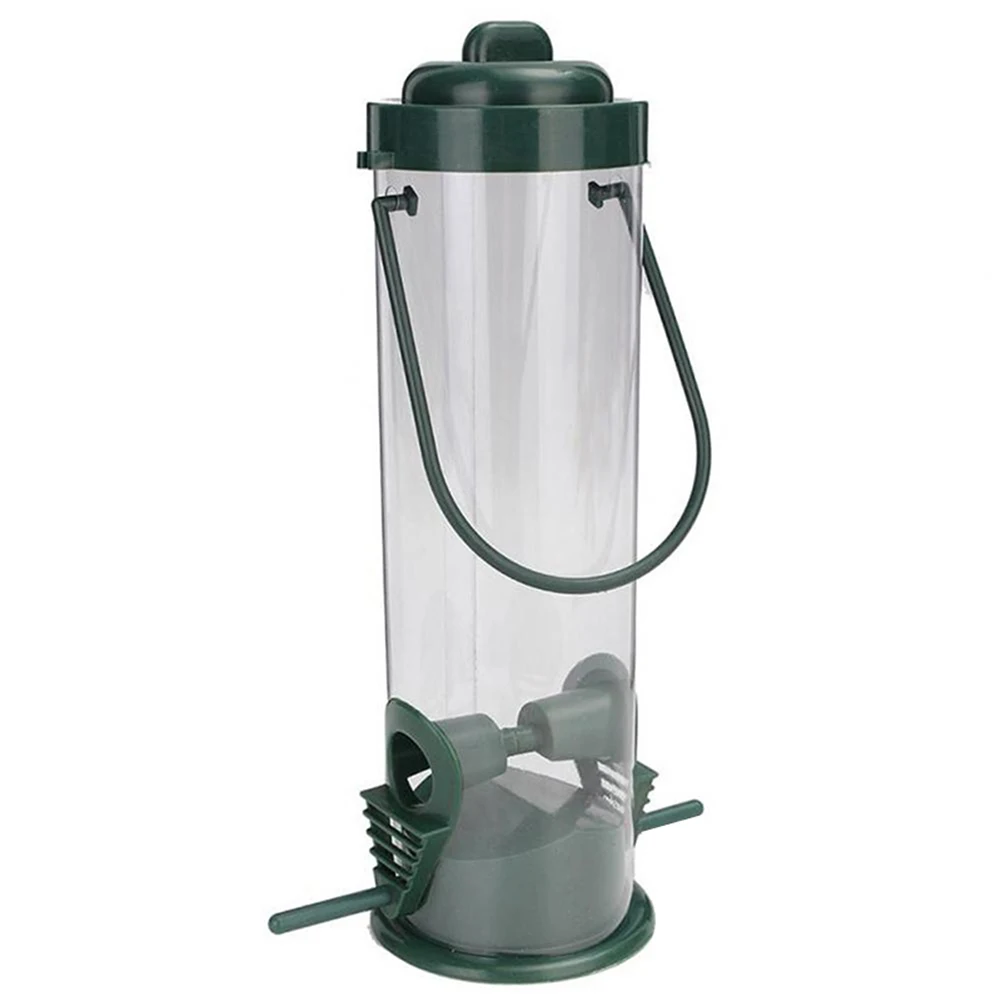 

Plastic Wild Birds Food Feeder Dish Hanging Station Bucket for Garden GHS99