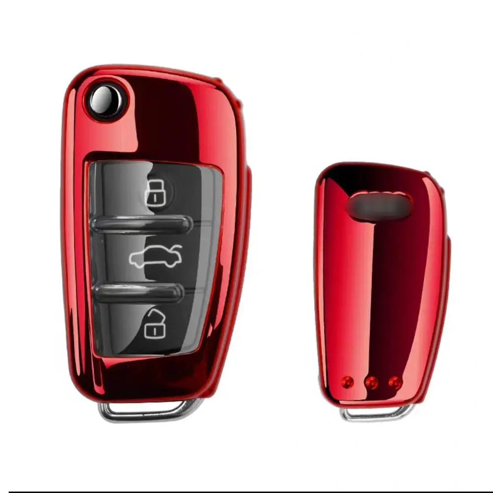 Чехол из ТПУ для автомобильного дистанционного ключа чехол Audi A1A3 A4 A5 Q7 A6 C5 C6
