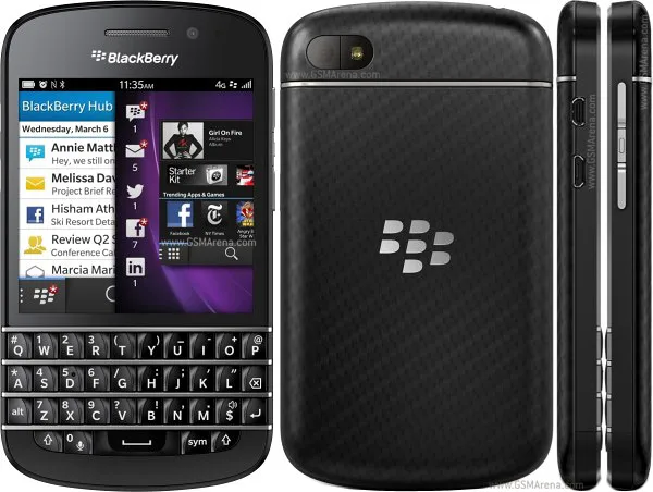 Восстановленный Оригинальный разблокированный мобильный телефон Blackberry Q10 (-2) 2 ГБ