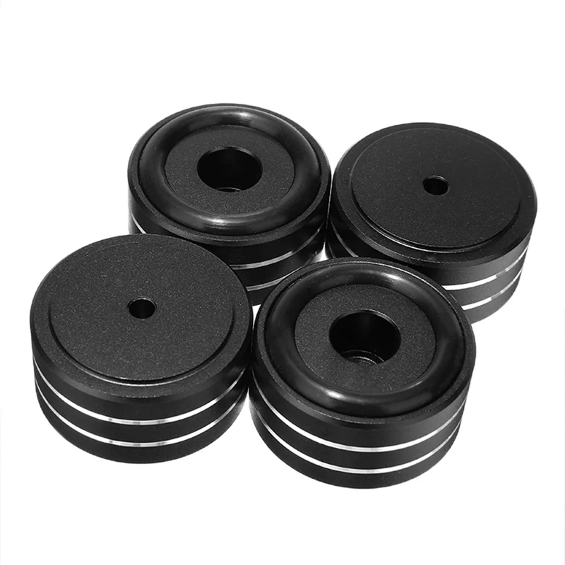 

HIFI AMP Speaker Shock Absorption Damping For Audio Stereo Speakers Amplifier Aluminum Isolation Feet Pad Turntable 40x20mm