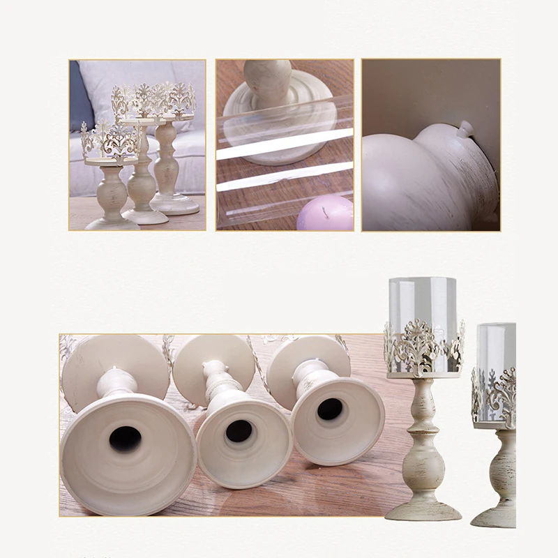 Свадебный домашний декоративный подсвечник железный романтический свадебный