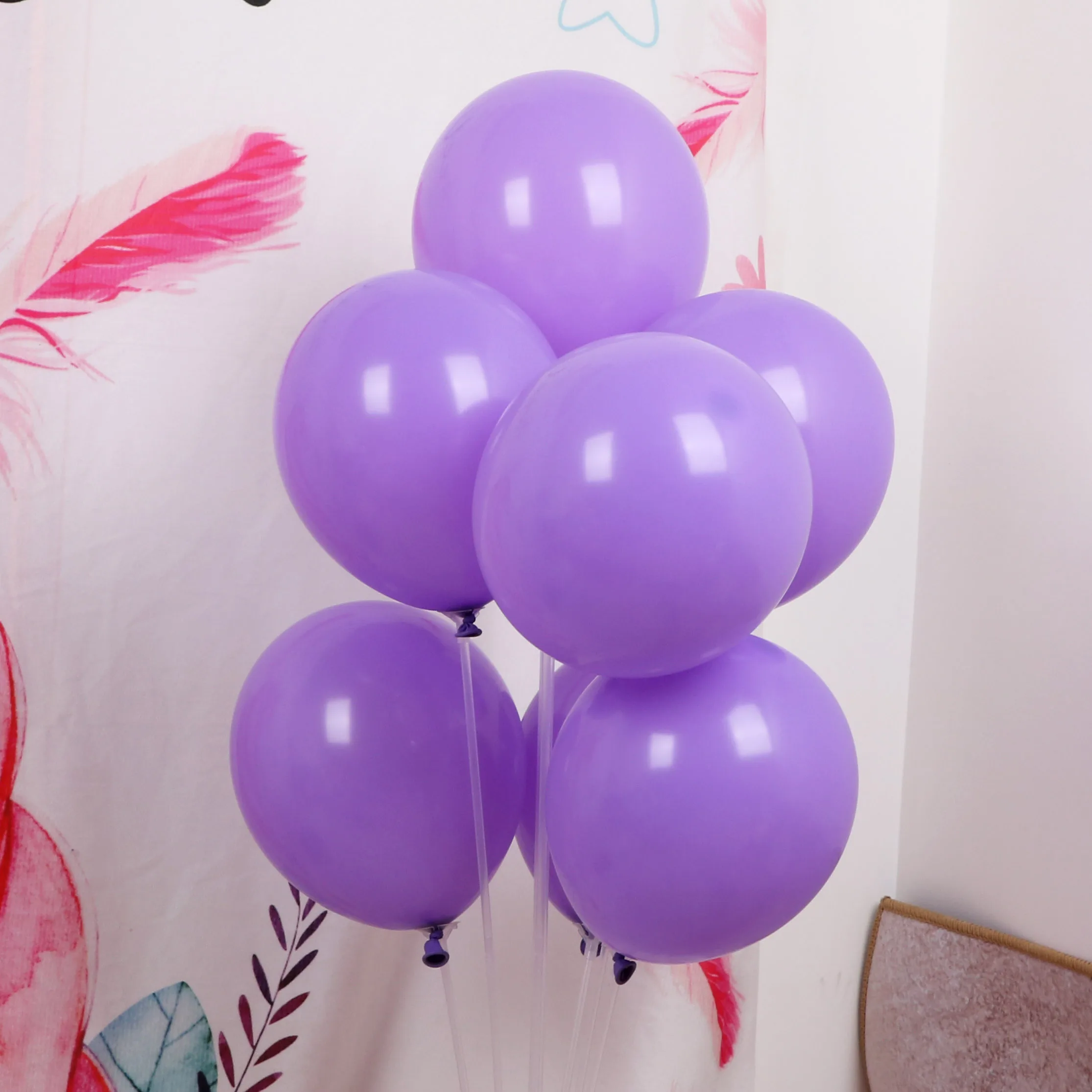 Guirnalda de Globos de fiesta de sirena, Kit de arco de concha rosa p&uacute;rpura, cola de sirena, Globos de helio, decoraci&oacute;n de fiesta de cumplea&ntilde;os, 97 Uds.-4