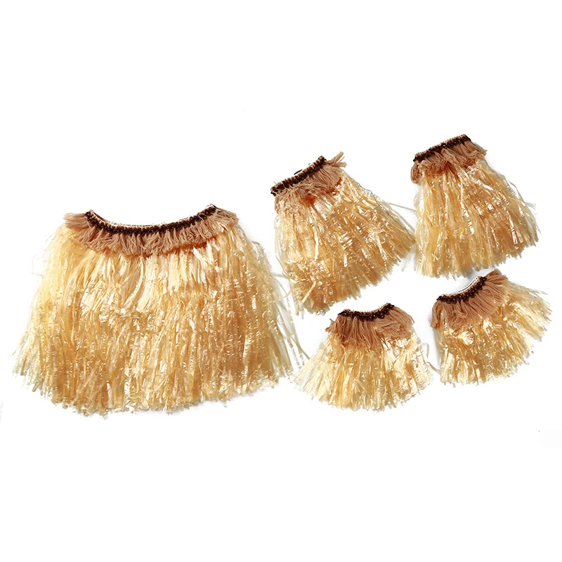 Эластичный костюм танец хула с рукавом для ног юбка из травы пляжа летние