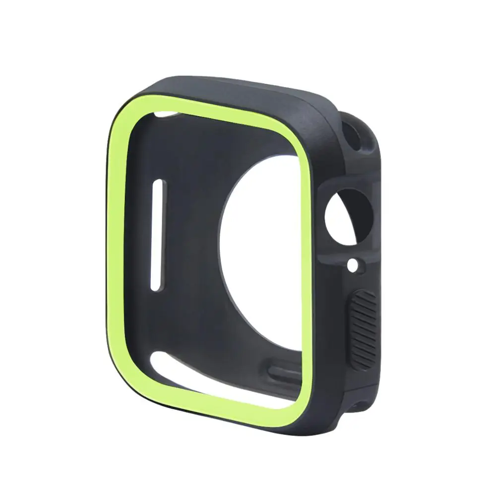 YB Защитный чехол для Apple Watch, версии 5/4/3/2/1 40 мм 44 Ni ke стиль Мягкий силиконовый чехол s для наручных часов iWatch серии 5 4, 2, 3, ремешок 42 мм, 38 мм - Цвет: YB