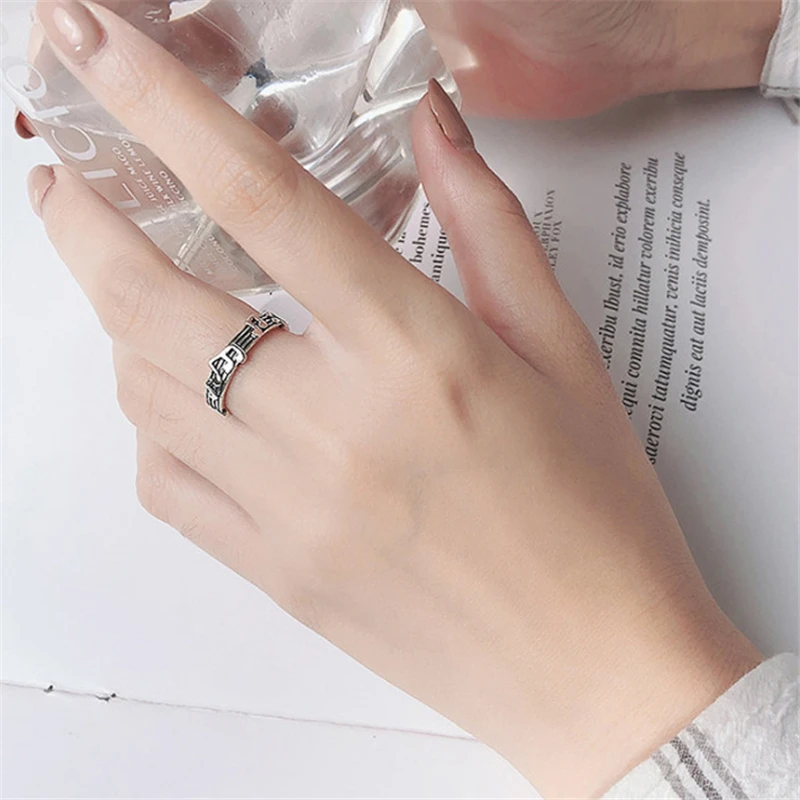 2020 Модные Винтажные Регулируемые кольца в виде музыкальных нот стиле ретро