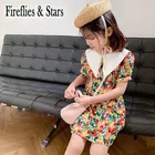 Летнее шифоновое платье для девочек 4-14 лет