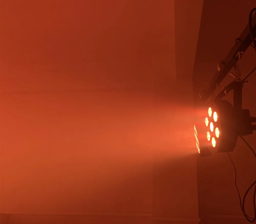 Беспроводной пульт дистанционного управления 8 каналов dmx 7x12 Вт RGBW 4 в 1 быстрая