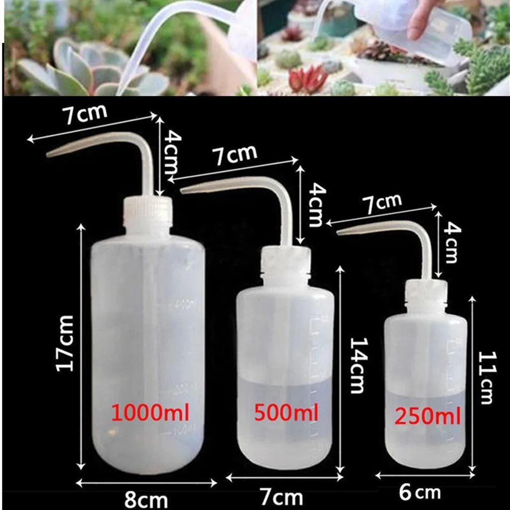 

30# Plastic Sharp Beak Elbow Washing Cleaning Spray Transparent Squeeze-Bottle500ML