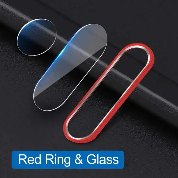 Red Для Xiao mi Red mi K20 Pro mi 9T Защита объектива камеры закаленное стекло Xia mi 9T пленка для объектива камеры xiomi чехол с металлическим кольцом бампер mi 9T - Цвет: Red