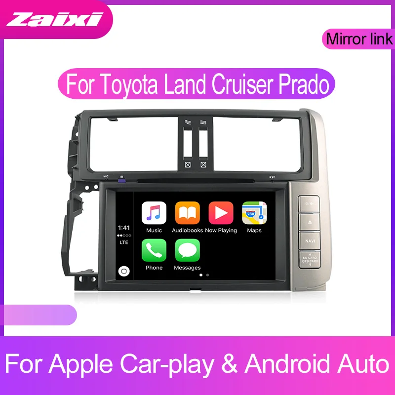 Автомобильные аксессуары для Toyota Land Cruiser Prado LC150 2010-2013 мультимедийный плеер на Android