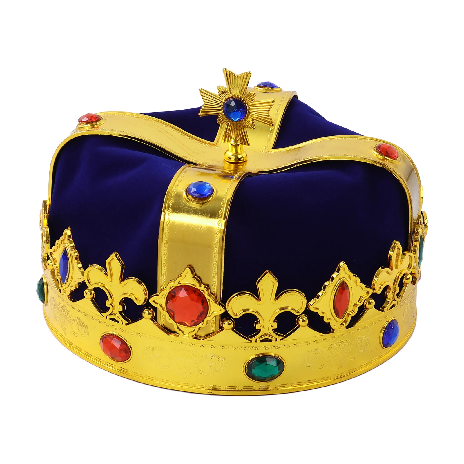 

Fashion King Crown Hat Cosplay Prop Children Show Party Hat King Prince Crown Decoration Party Supplies