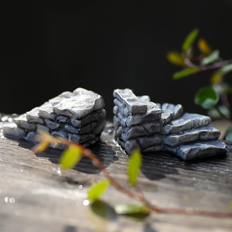 Каменные ступени мох миниатюрное ландшафтное украшение миниатюрные украшения