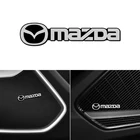 4 шт., алюминиевые 3D наклейки на автомобильный динамик для Mazda 2 3 5 6 8 CX5 CX3 CX30