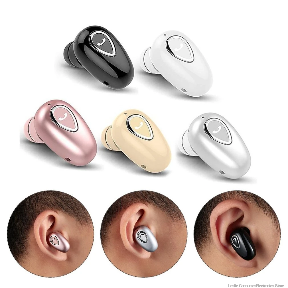 Мини Bluetooth наушники беспроводные наушники-вкладыши мини спортивные невидимые стерео эргономичный дизайн для спорта на открытом воздухе автомобиля вождения телефона спорта