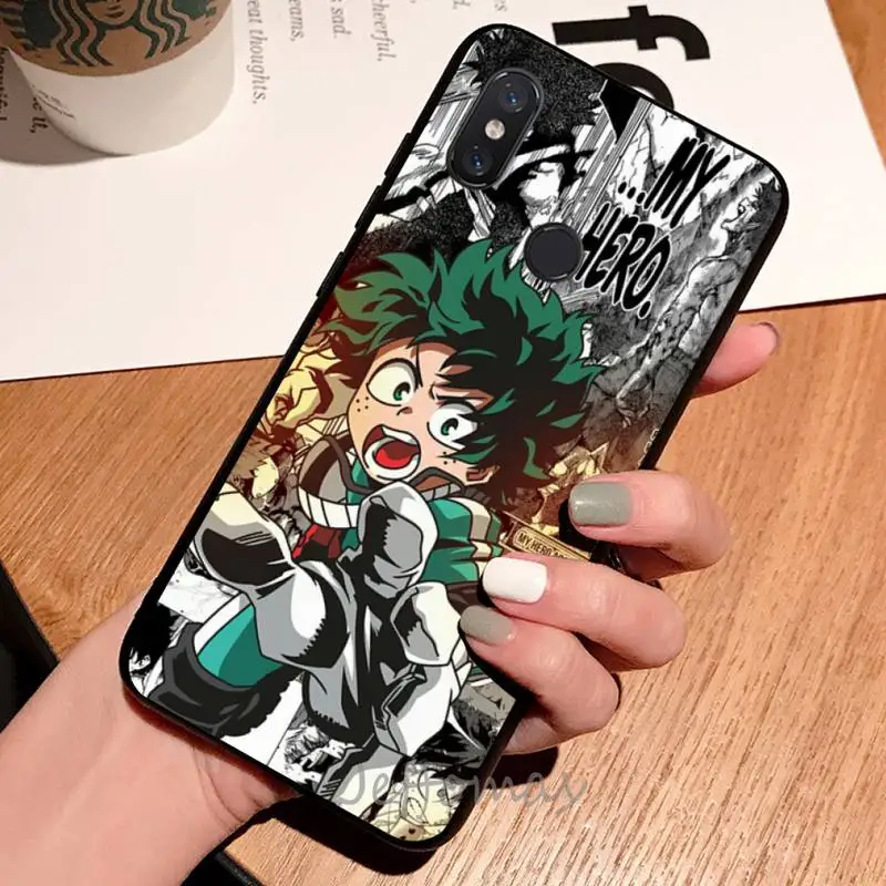 

Anime My Hero Deku Bakugou Boku Phone Case For Xiaomi Redmi note 7 8 9 t max3 s 10 pro lite