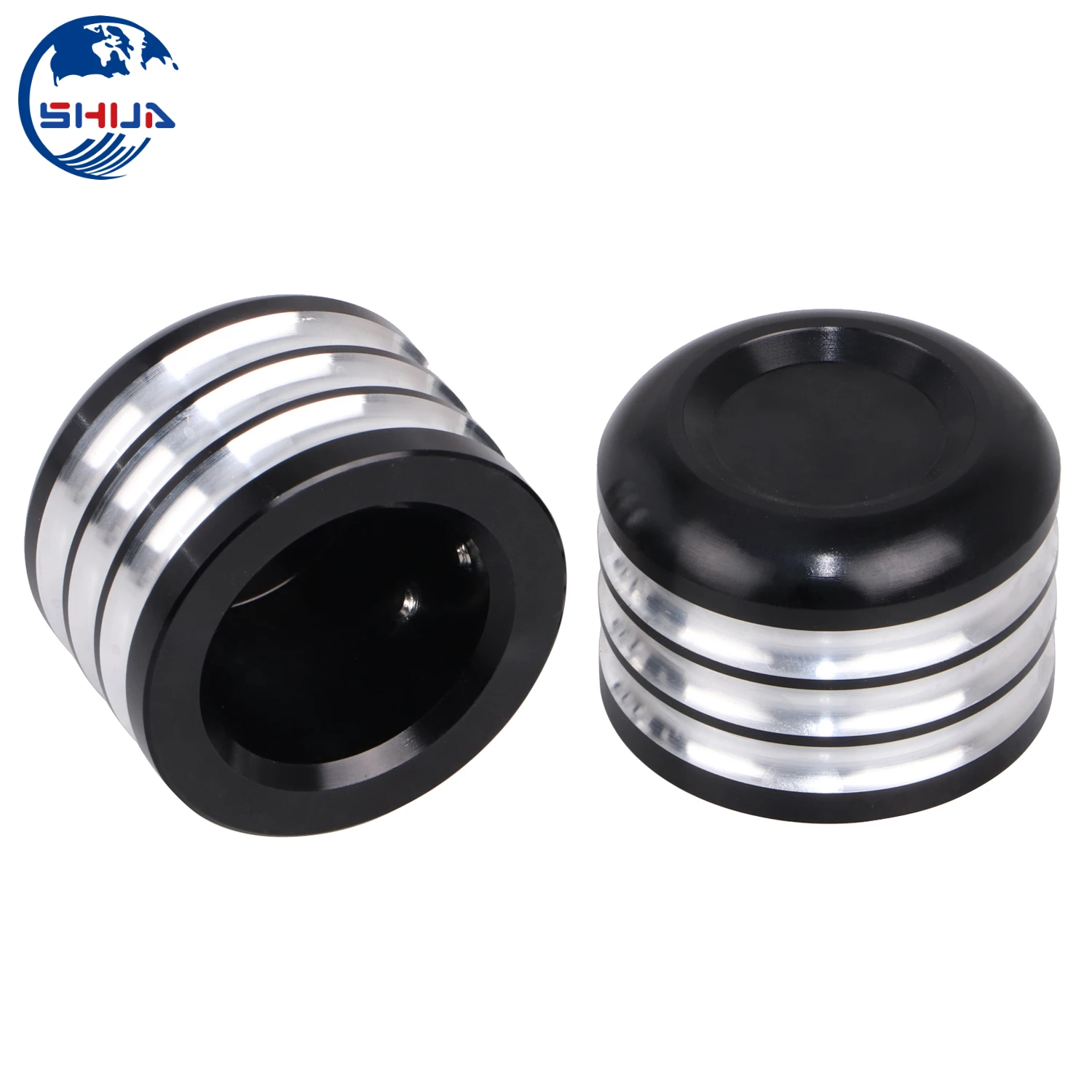 1 пара ЧПУ алюминиевая передняя ось крышка гайки Комплект болтов для Harley Electra Road