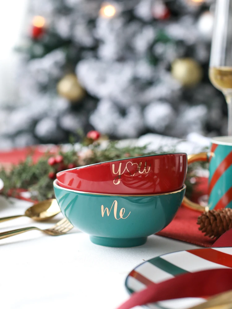 Креативная керамическая посуда в рождественском стиле из Пномпеня блюда