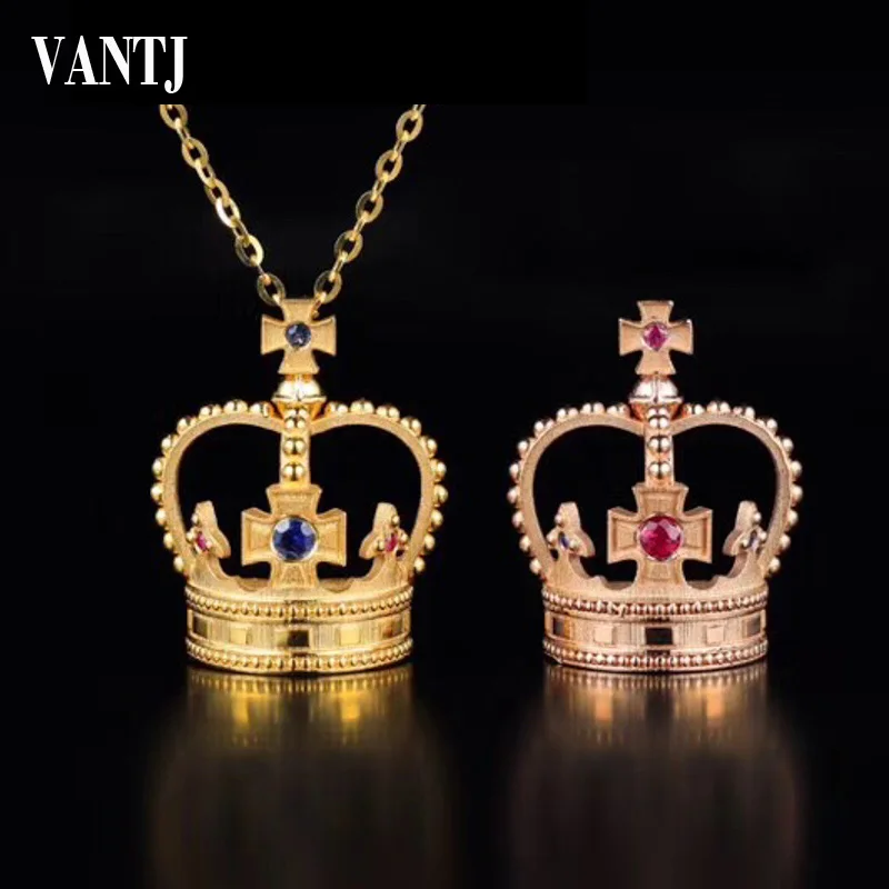 Подвеска с натуральным рубиновым кулоном из стерлингового серебра 14 к золота