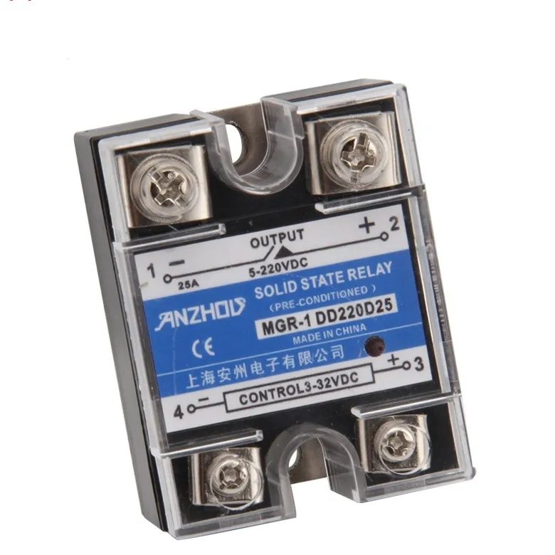 Твердотельное реле постоянного тока Однофазное DD220D25 MGR 1 DC управление SSR 25DD|solid state