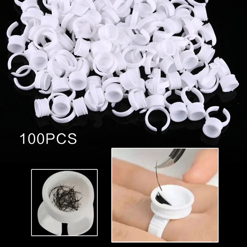 100 шт. одноразовые кольца для татуировок|ink ring|tattoo ink ringstattoo pigment holder |