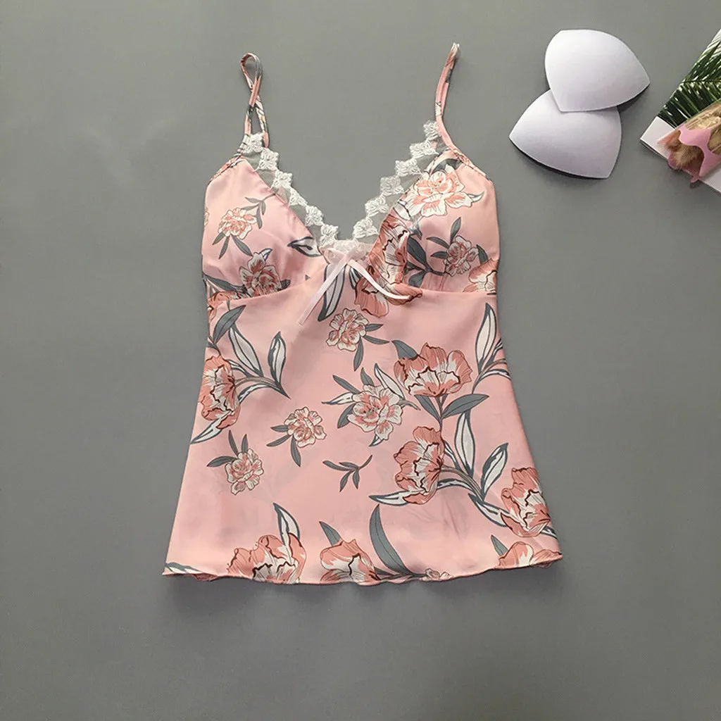 Пижамный комплект для сна и отдыха пикантная атласная пижама женская летняя