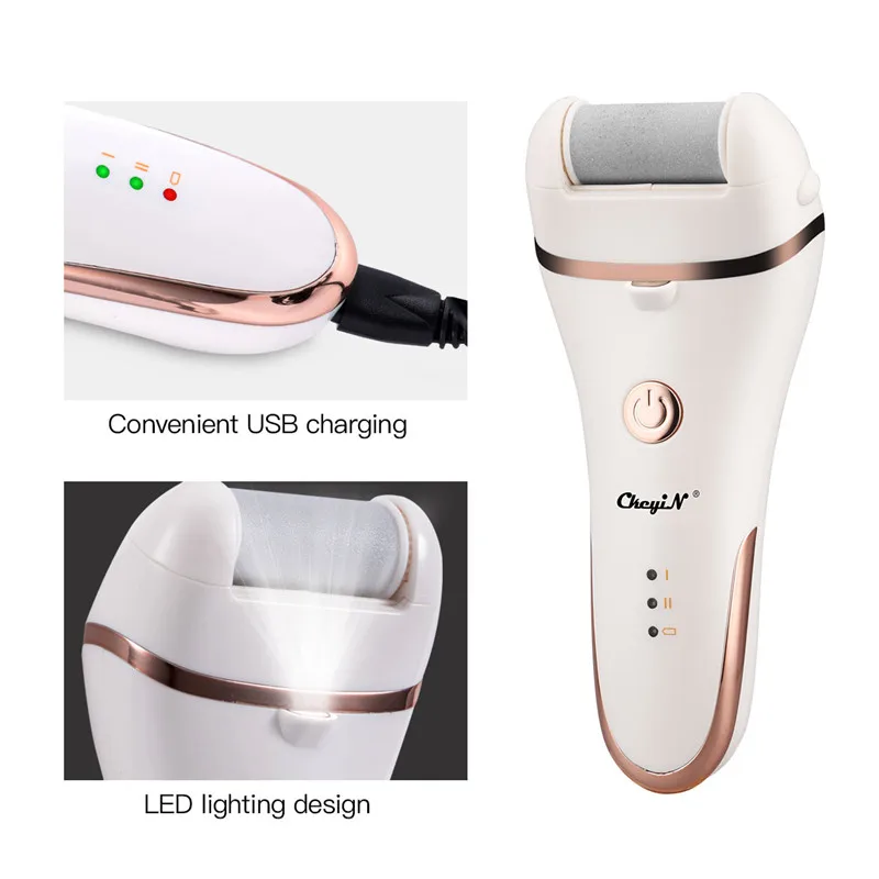

Portable Electric Foot File Callus Remover Machine Rechargeable Pedicure Heel File Dead Skin Remover Clean Foot Skin Care Tools