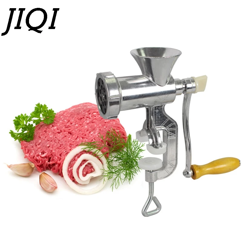 Ручная мясорубка, мясорубка, колбасный шприц наполнитель, машина, алюминиевый сплав, кухонный стол, ручная резка овощей