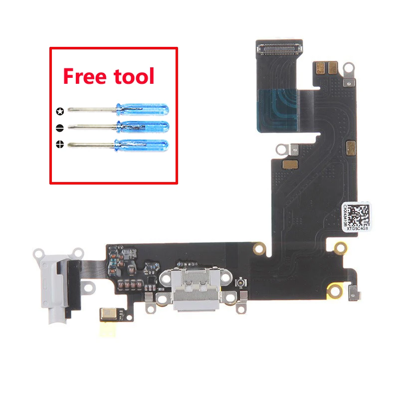 USB зарядный док станция гибкий кабель для iPhone 6 Plus серый замена порт разъем