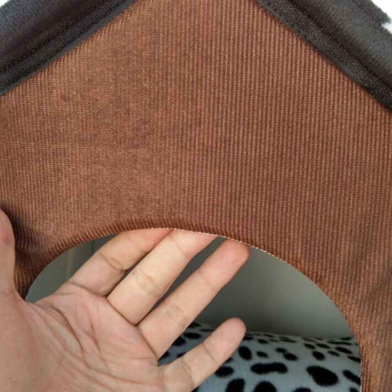 Роскошный домик для домашних животных кровать собаки леопардовой расцветки