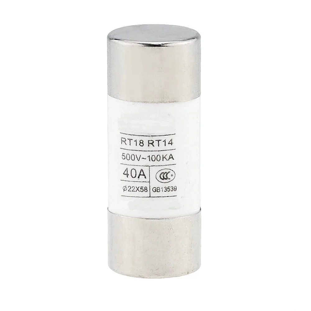 2 шт. 500 в 22x58 мм быстро надуваемый керамический трубный предохранитель 40A 50A 63A 80A 100A