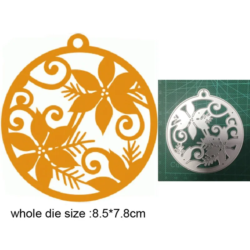 

Craft dies Christmas Flower Ornament Metal Cutting Dies Stencils dies For DIY Scrapbooking dies Paper Embossing Die Cut New 2021