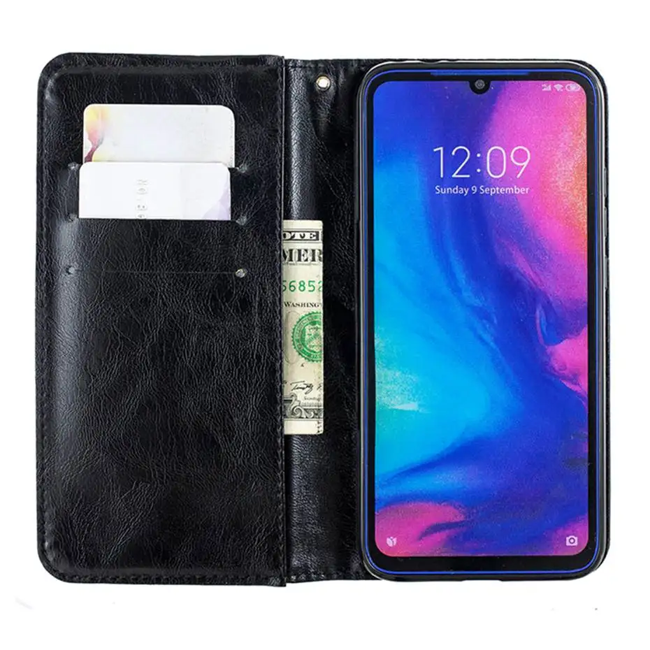 Магнитное притяжение PU кожаный чехол-бумажник для Xiaomi Redmi 7 7A 5 6 Pro Plus Note 7 6 5 5A Pro 4X POCO F1 откидной Чехол для телефона