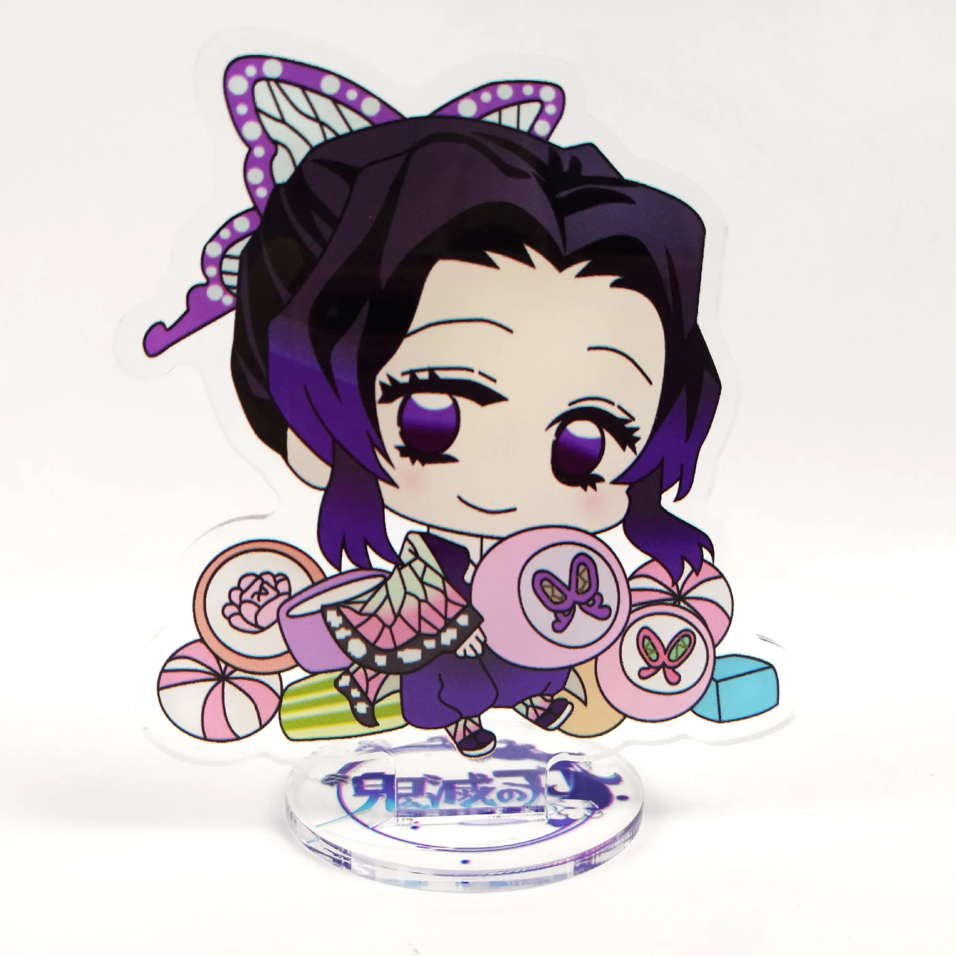 

New Hot Anime Demon Slayer Kimetsu No Yaiba Stand Card Computer Desktop Decoration Givegift Christmas Friend Stand Card Model