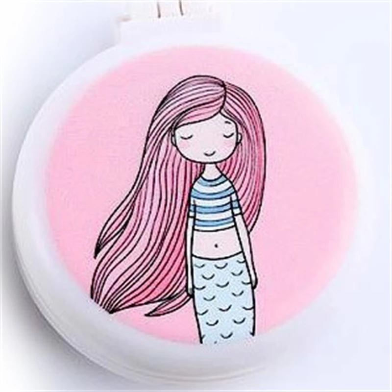 

Unicorn Folding Comb Pattern Air Bag Massage Comb With Mirror Pony Unicorn Makeup Tool Portable Mini Folding Comb