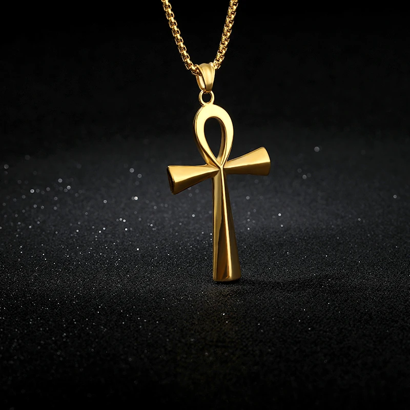 Подвеска с крестом ожерелье для мужчин колье из нержавеющей стали Bijoux Jesus Christ Joyeria