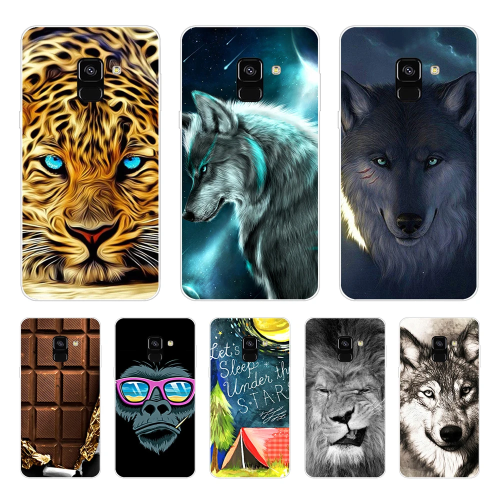 Чехол для Samsung A8 Plus 2018, мягкий силиконовый чехол из ТПУ, чехол для Samsung A8 2018 A 8 8A A8Plus A8 + A6 Plus, чехол-бампер для телефона