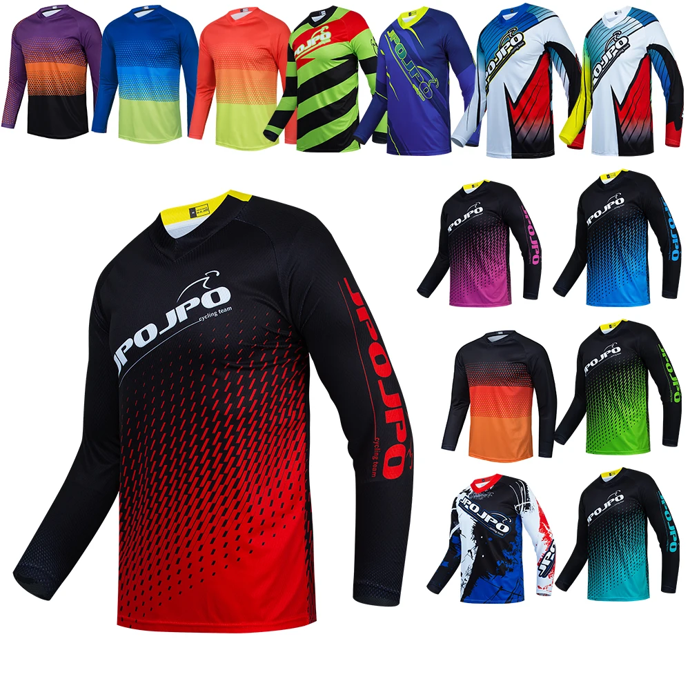 

Weimostar Велоспорт Джерси с длинным рукавом гоночный Спорт Мотокросс Спортивная одежда Горный DH горный Джерси дорожный внедорожный горный вел...