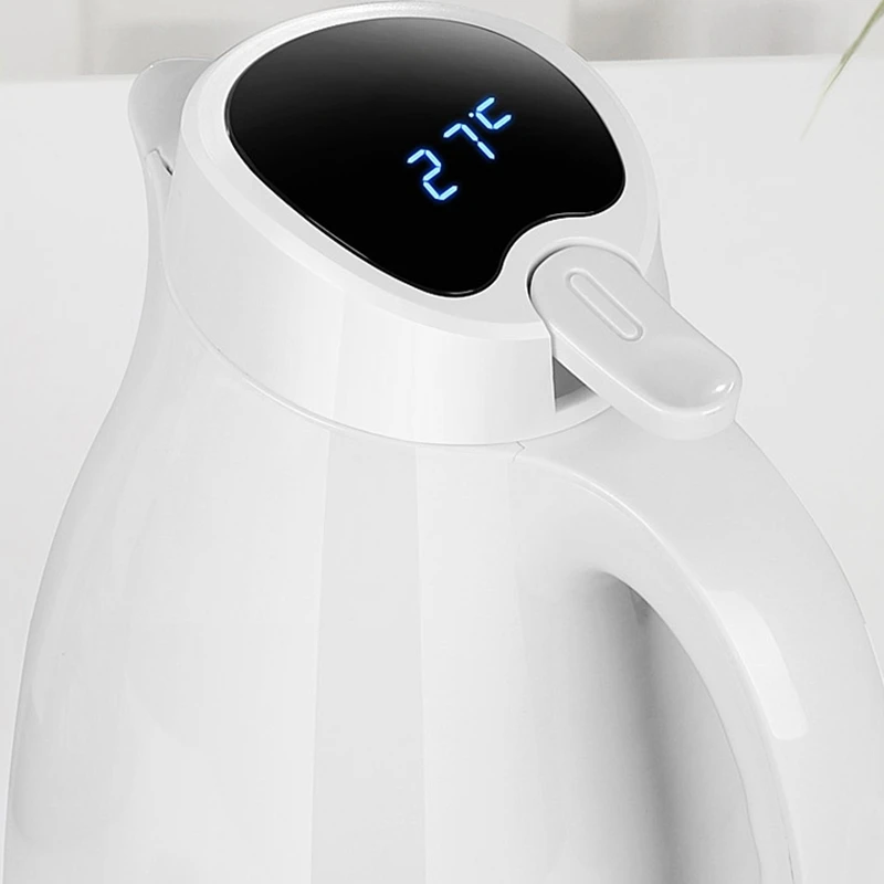 

2-Liter Electric Kettle with Led Thermostat Digital , Hot Tea Eu Plug