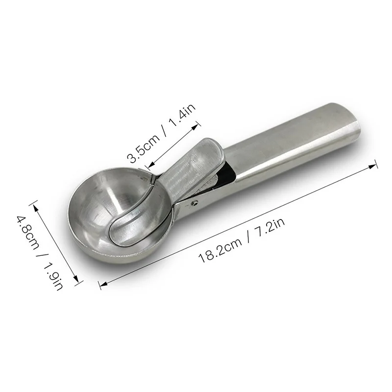 Ложка для печенья из твердой нержавеющей стали совок мороженого ложка теста с