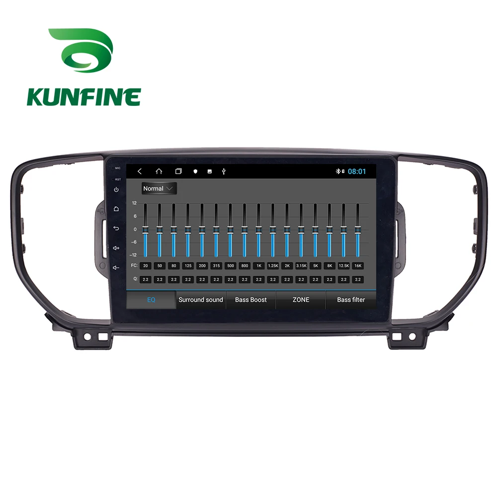 Автомагнитола для KIA KX5 Sportage R 2016-2018 цветной Восьмиядерный 1024*600 Android 10 0