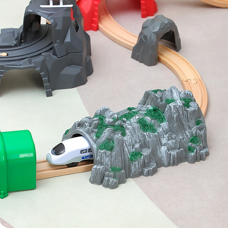 Деревянная железная дорога железнодорожные пути Cave универсальные аксессуары