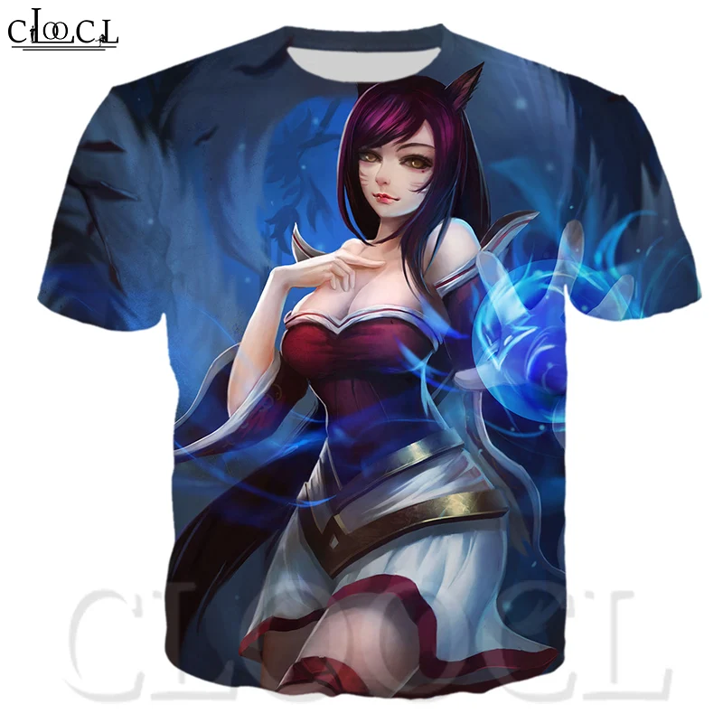 Футболка мужская/женская с 3d-принтом героев игры популярная повседневная