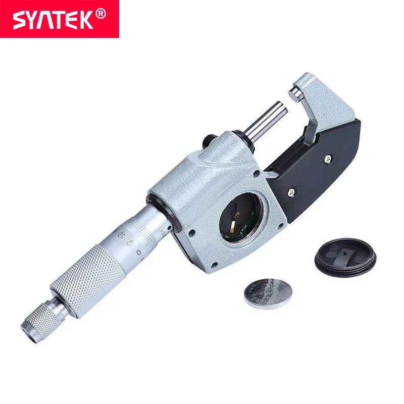 Syntek 0 001 мм Стандартный электронный цифровой внешний микрометр 0-25 калибровочный