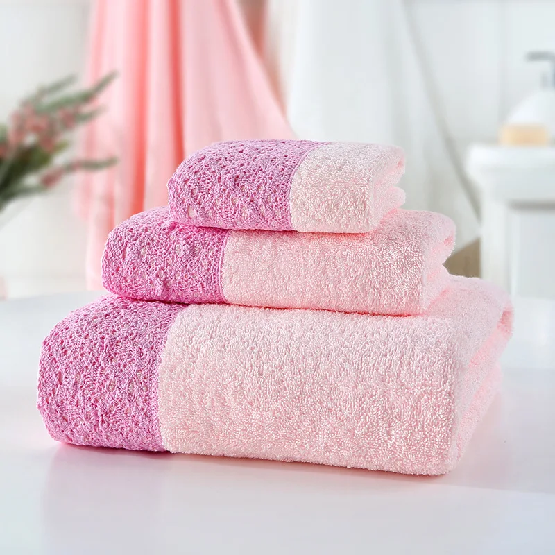 3 шт. * лот махровое полотенце для лица Косынка мягкое элегантное роскошное