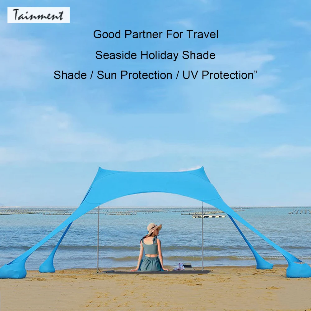 Водонепроницаемый тент для пляжа кемпинга Солнцезащитный навес наружный