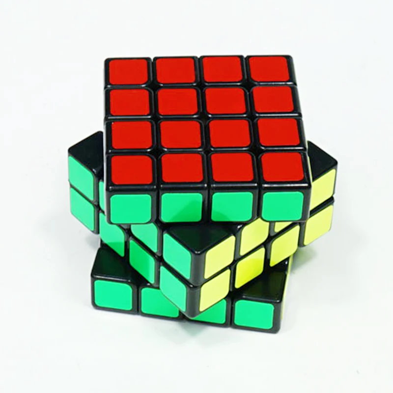 QiYi Qiyuan 4x4 magic speed cube оригинальные черные Кубики головоломки для соревнований