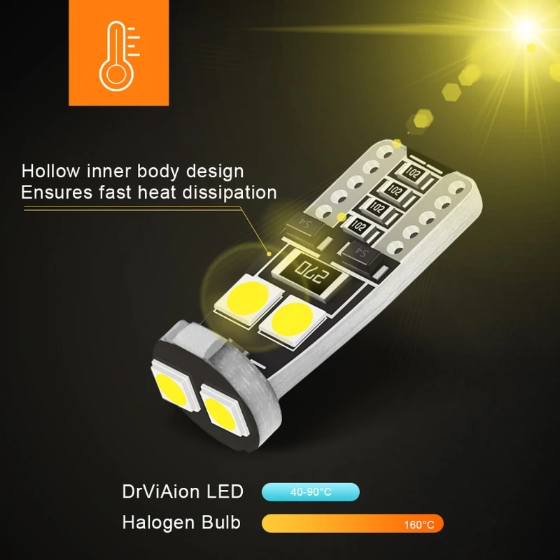 

2021 New 23Pcs LED T10 5050 Car Light Bulb Interior Dome License Plate Lamps